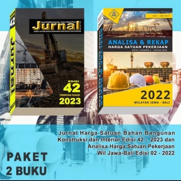 Buku Jurnal Harga Satuan 2023 + Ahsp 2023