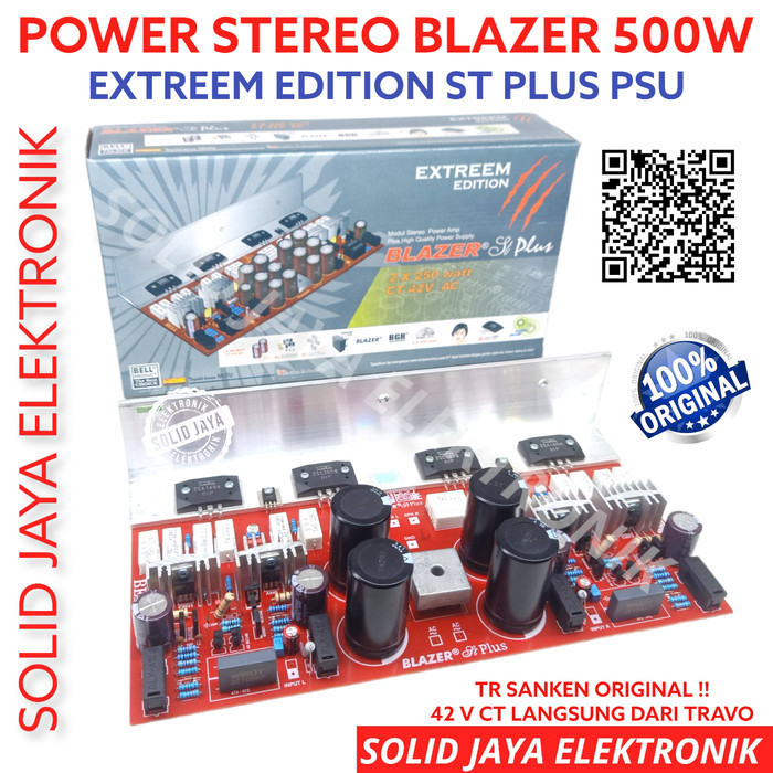 Power Blazer Stereo 500W Plus Psu Tr Sanken Ori Asli Extreem Bell Bgr