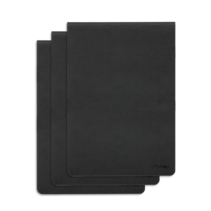 

Orbitkey Organisation Notebook A4 - 3 Pack BRG BARU