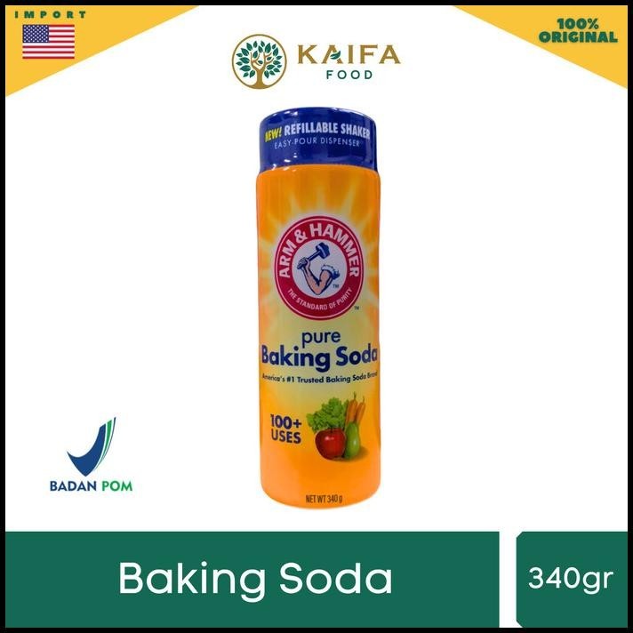 

Arm Hammer Baking Soda 340Gr Untuk Pencuci Buah & Sayur