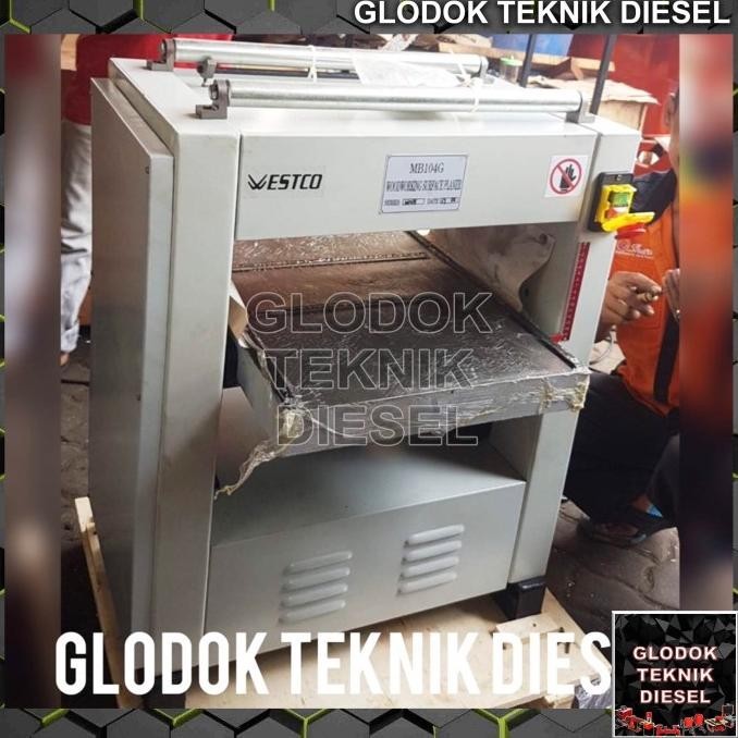 Thicknesser / Mesin Planner Mesin Tatah Serut Kayu Mb 104 G
