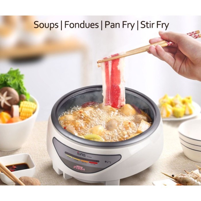 Dheao Panci Multifungsi Iona Steamboat Gls 282 Panci Listrik Multifungsi
