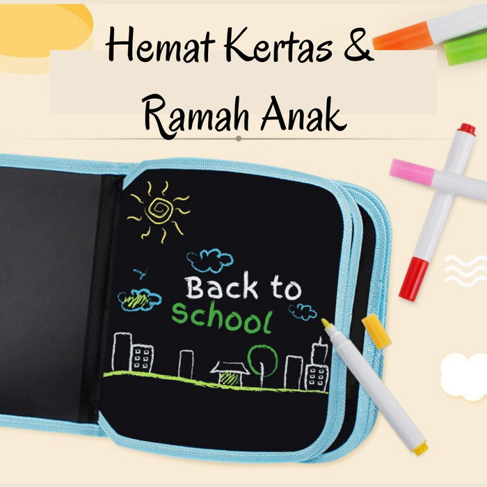 

Mainan Edukasi Anak Perempuan Laki Laki Balita Buku Gambar Bisa Hapus