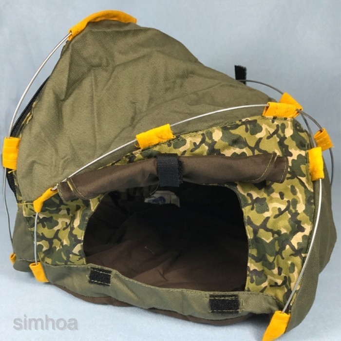 Tenda Motif Camo Untuk Aksesoris Boneka Tentara 1 / 6