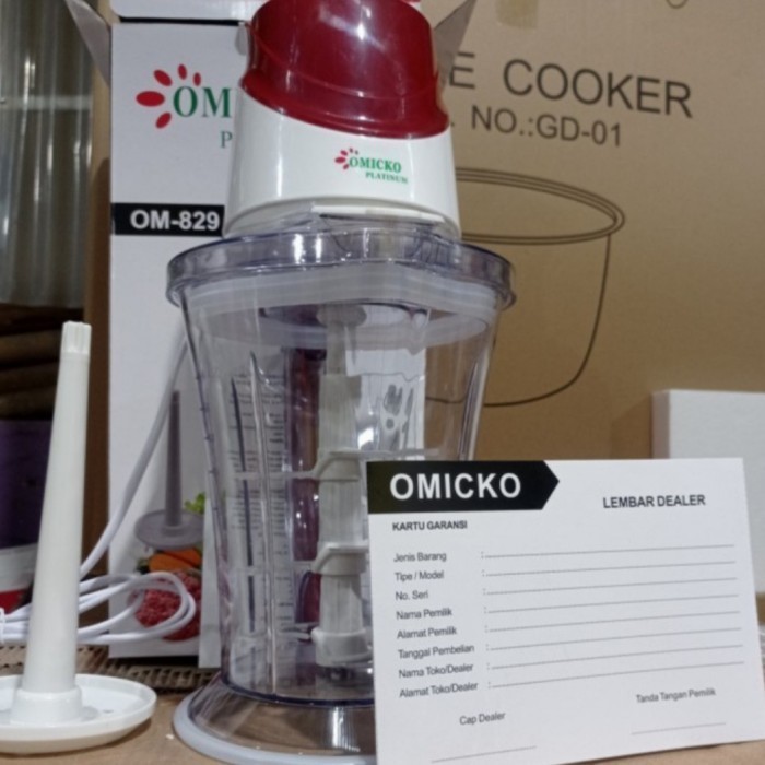 Food Chopper Omicko Om 828 829 - Food Processor Om828 829 Original