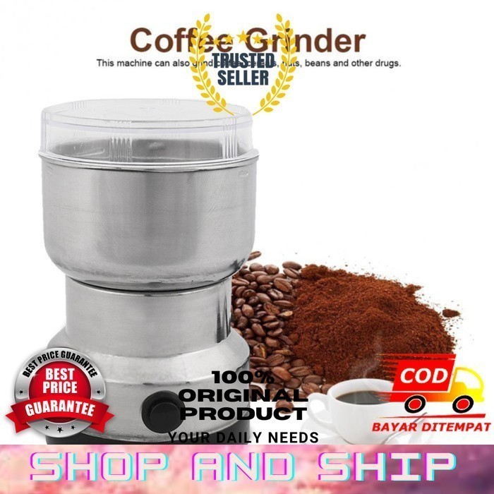 Blender Mini Bumbu Penggiling Kopi Kering Elektrik Mini Portable