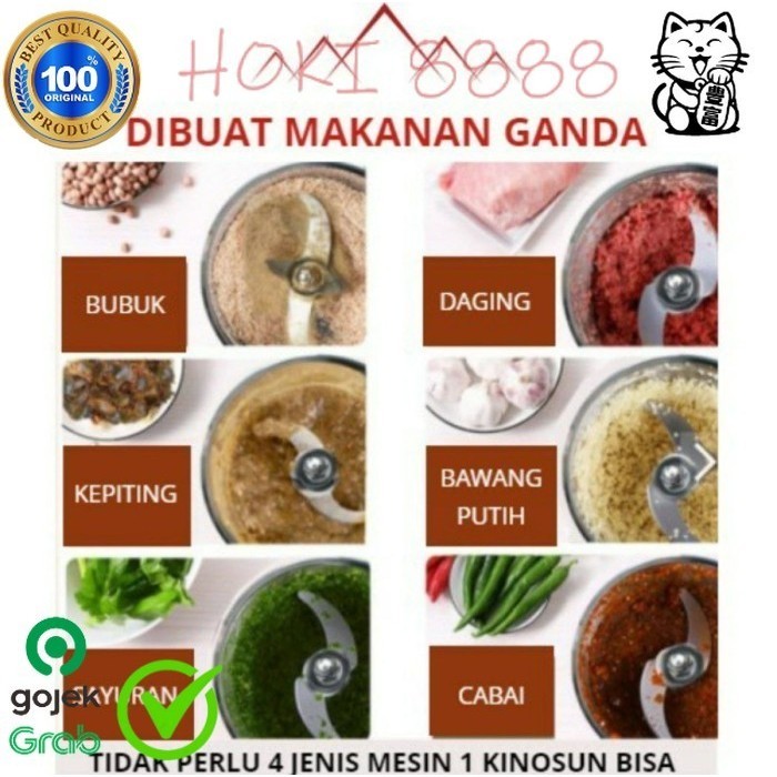 Penggiling Jepang - Penggiling Multifungsi X2000 Hk88