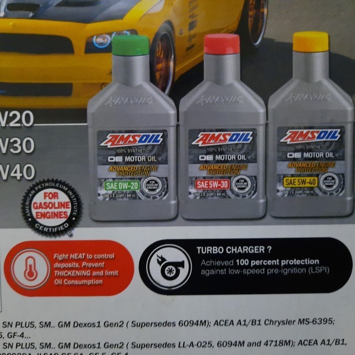 Amsoil 5W30 Oe Oli Mesin Bensin