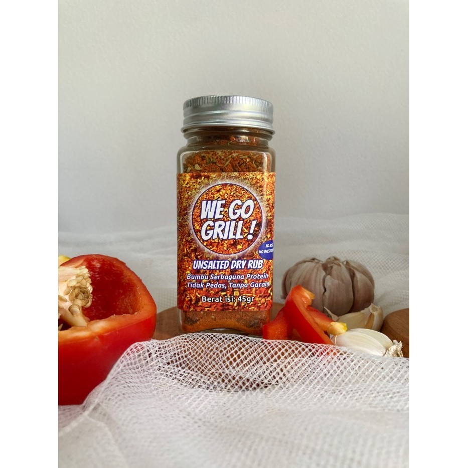 

HX314 We Go Grill - Unsalted Dry Rub - Bumbu Masak Instan CUCI GUDANG