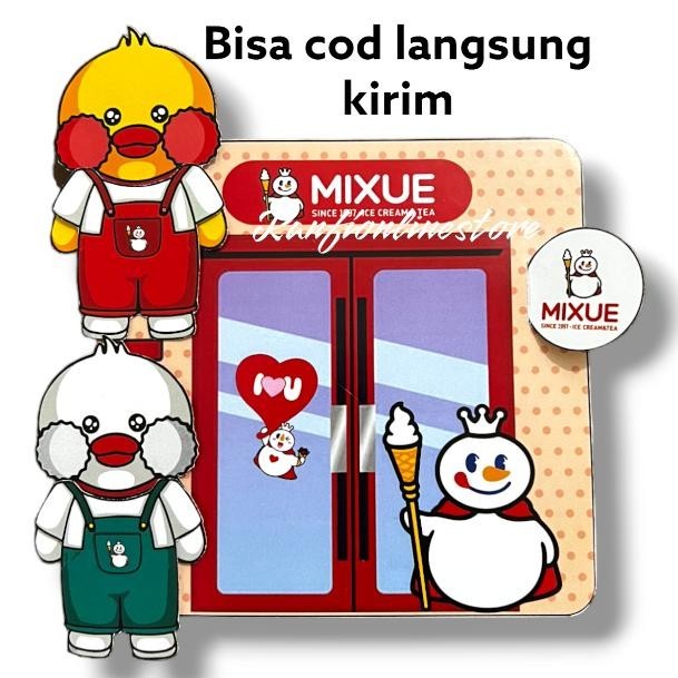 Paper Doll Bebek Mixue Paper Duck Mainan Kertas Edukatif Anak Quite Busy Book