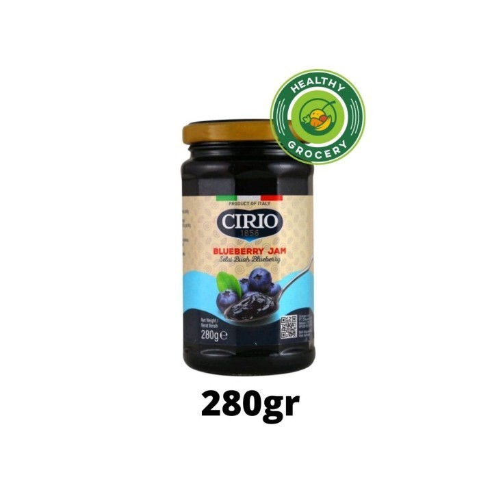 

Cirio Blueberry Jam 280Gr / Selai Buah Blueberry