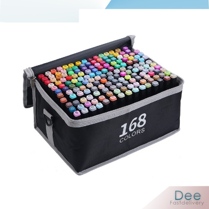

Touch Art Marker 168 Color Double Headed Marker Set Multi Color Spidol -Anza Wahda