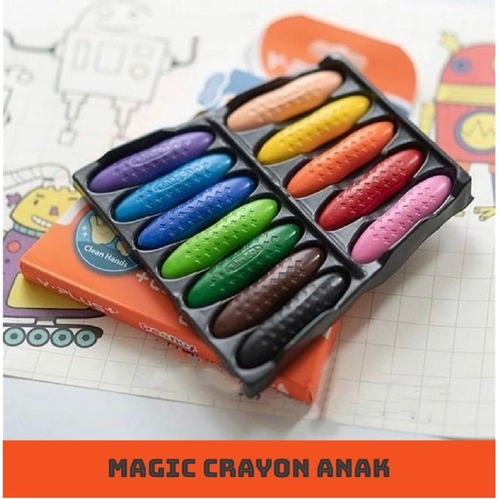 

Magic Crayon Anak Th2810 - 12 Warna -Anza Wahda