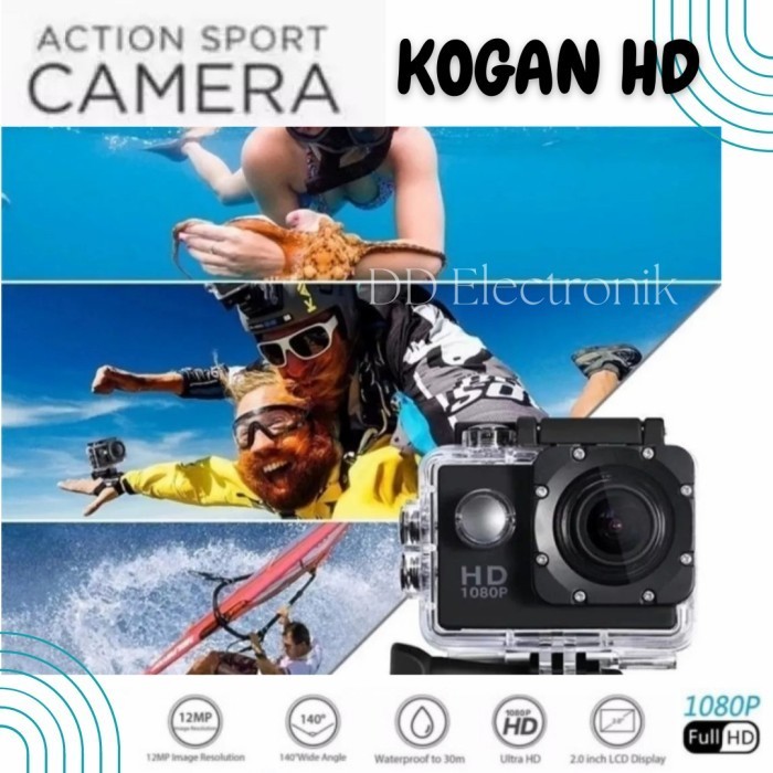 Kogan Action Camera Sport Cam Hd Dv Water Resistance Original