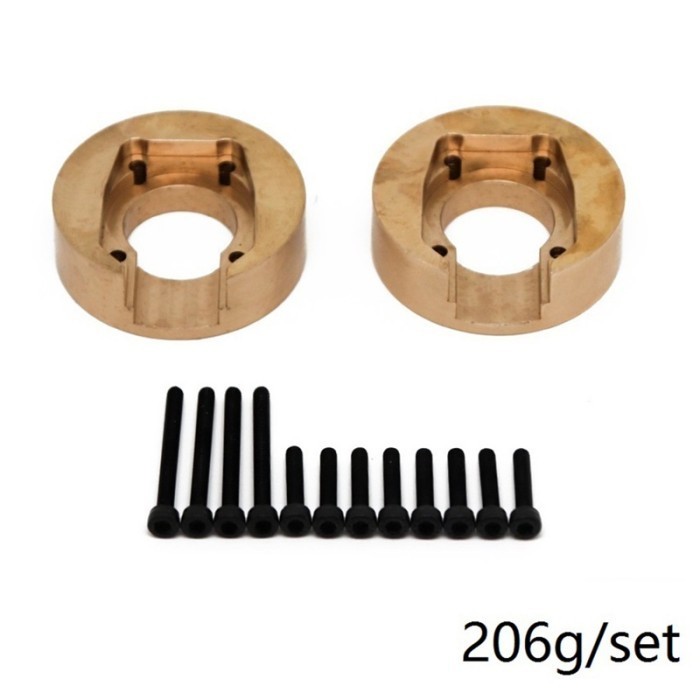 12 Pcs Casing Depan Dan Belakang Bahan Kuningan Untuk Yikong Rc Car