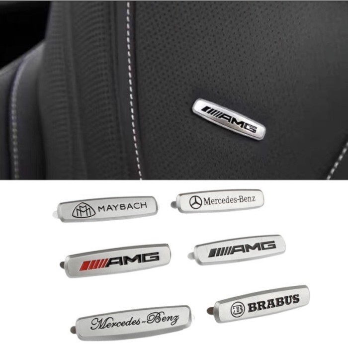 Emblem Car Seat Mercedes Benz Amg Mercedes Benz Emblem Kursi Jok Mobil