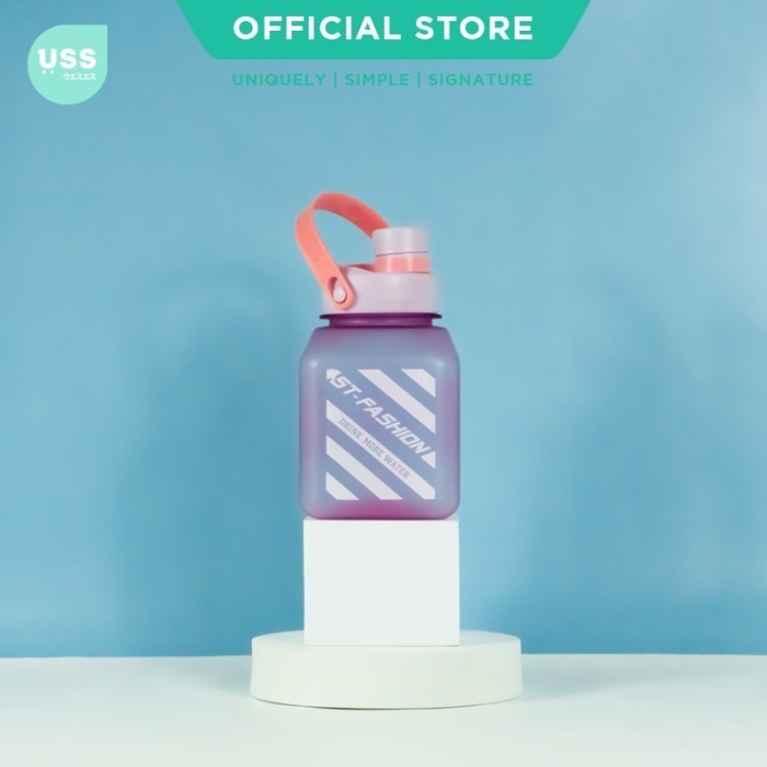 Uss Botol Minum Kotak 1300Ml 1,3Liter Viral