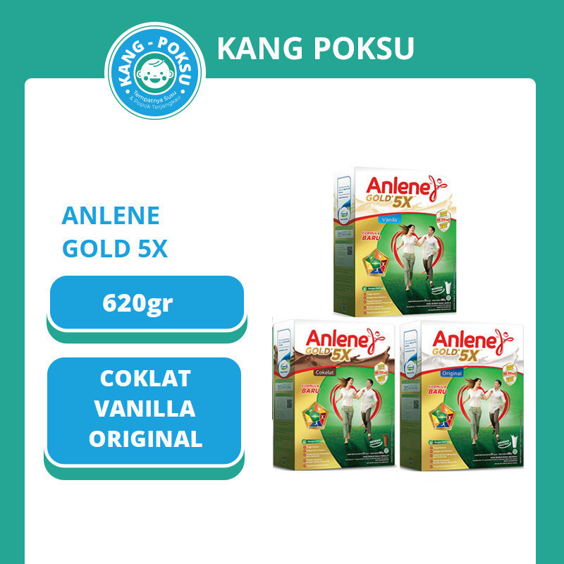 

ANLENE GOLD 5X 620GR SUSU KESEHATAN MURAH FORMULA SSKD KPS