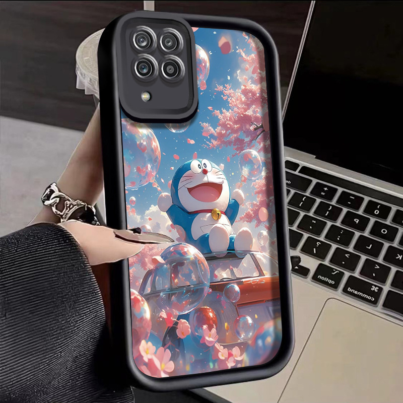 Casing Hp Samsung Galaxy A12 4G A12 5G F12 M12 Case Casing HP sarung lembut Kesing ponsel pola Dorae