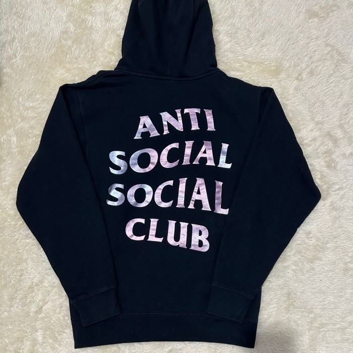 ANTI SOCIAL SOCIAL CLUB ASSC BLACK HOODIE ORIGINAL 100%