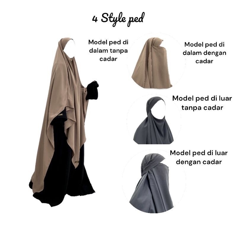 French khimar V, Preloved french khimar V instan, Preloved french khimar fortaleza, FK Fortaleza