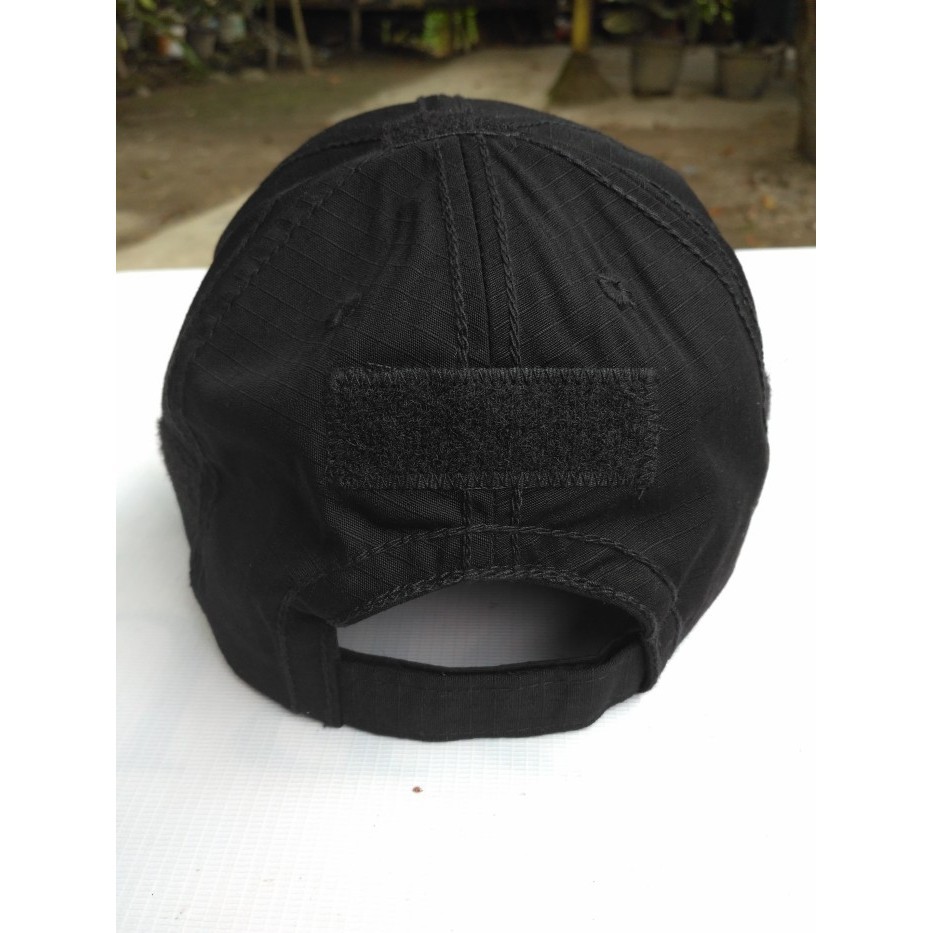 Giov Topi Pamen Polri Hitam / Topi Molay Tactical / Topi Bdu