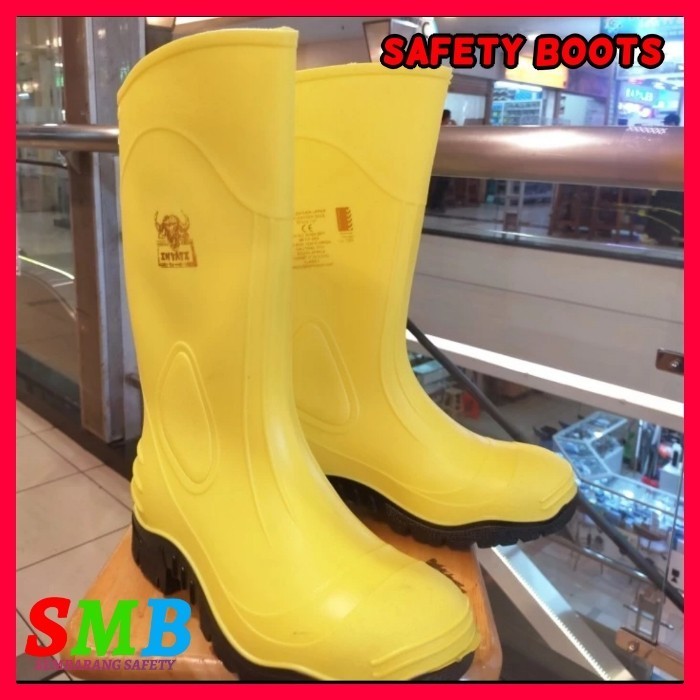 SEPATU SAFETY BOOTS INYATI WAYNA / SEPATU SAFETY BOOTS KARET BESI