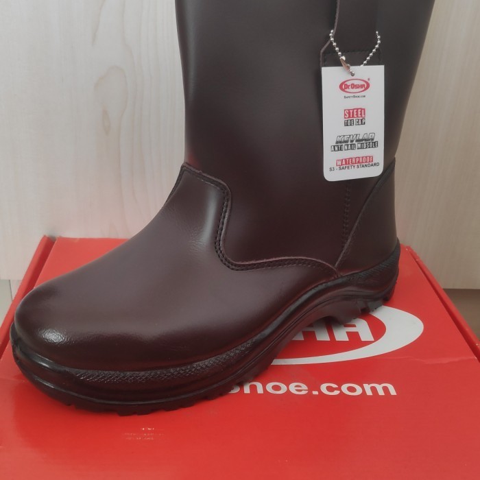 NEVADA BOOT - 2398 - BROWN - DR.OSHA SAFETY SHOES - COKELAT, SIZE 42