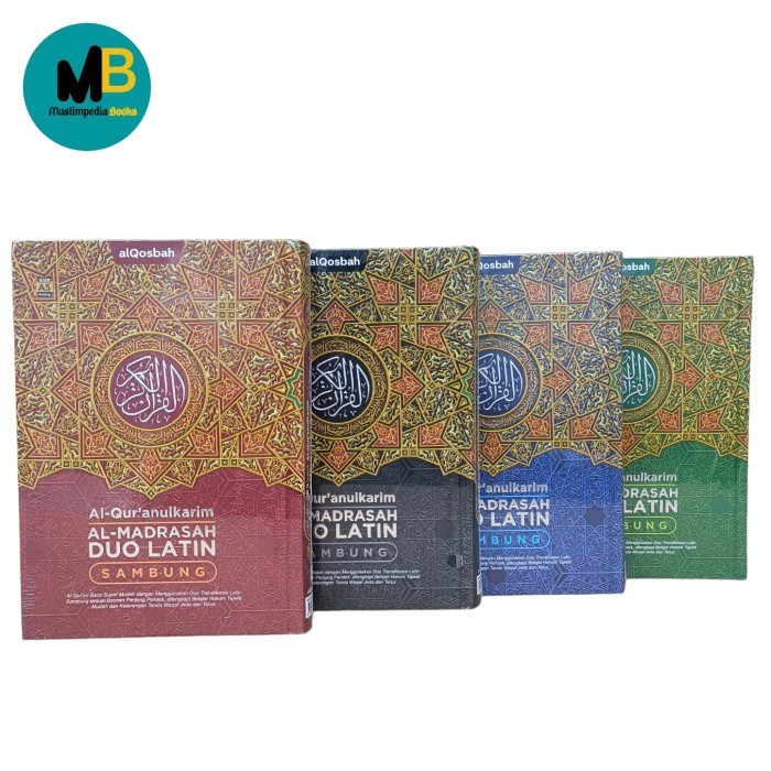 Alquran Mudah Almadrasah Duo Latin Uk A4, Al Quran Duo Latin