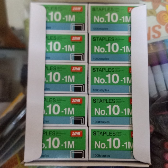 

New Isi Staples No 10-1M Zrm Kecil Sepak (20Kotak) Terbaik