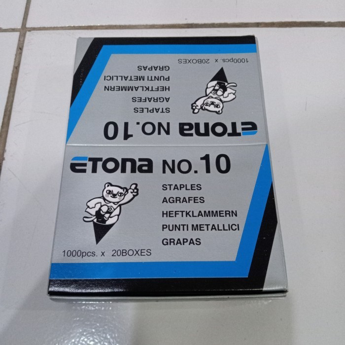 

Terbatas Isi Staples Etona No 10 Terbaik