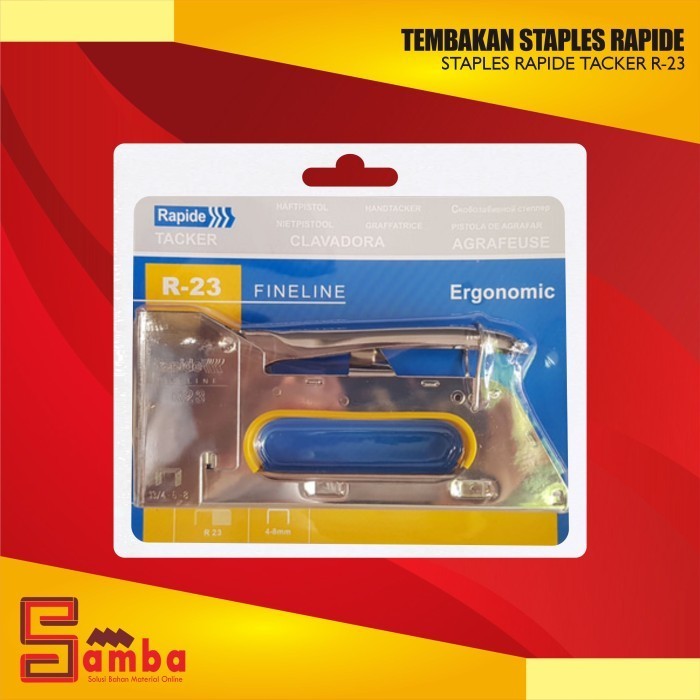 

Baru Tembakan Staples Rapide Tacker R-23 Harga Khusus