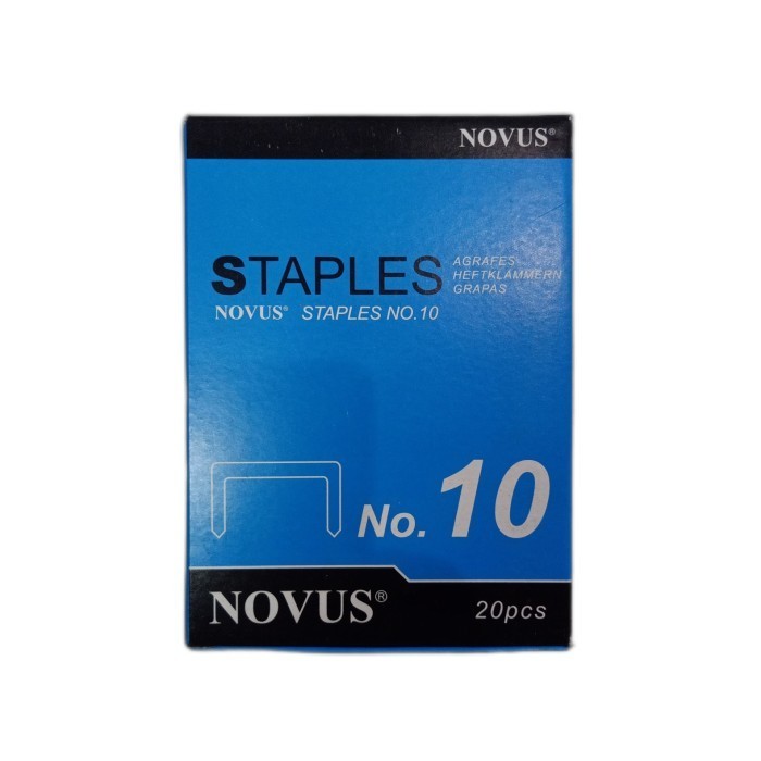 

Baru Staples Novus No 10 / 1 Pack Isi 20 Kotak Best Seller