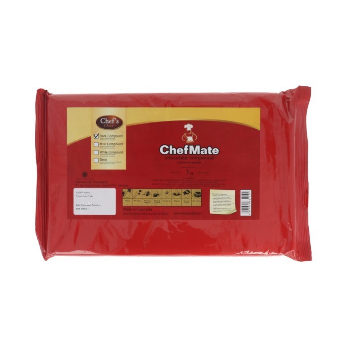 

Ready CHEFMATE CHOCOLATE DARK COMPOUND 1 KG
