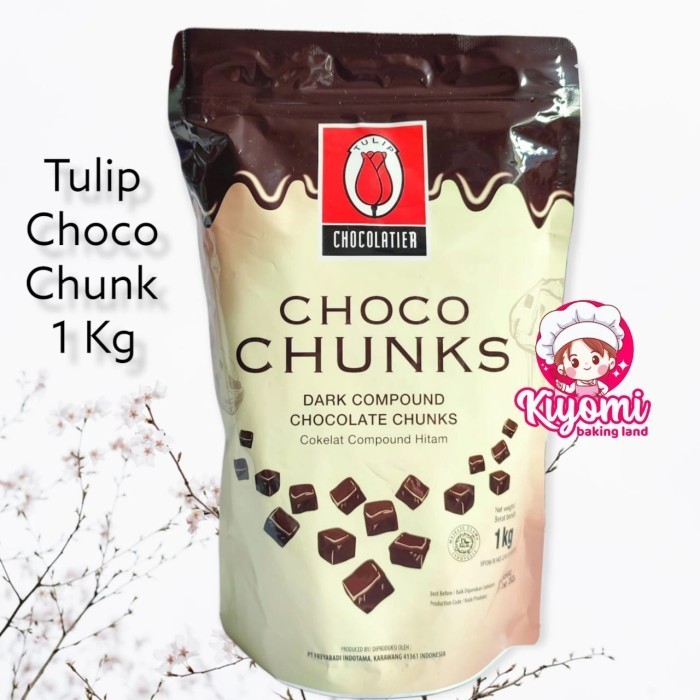 

Ready Tulip Choco Chunk 1 Kg Cokelat Compound Bentuk Kotak Kecil Bukan Chip