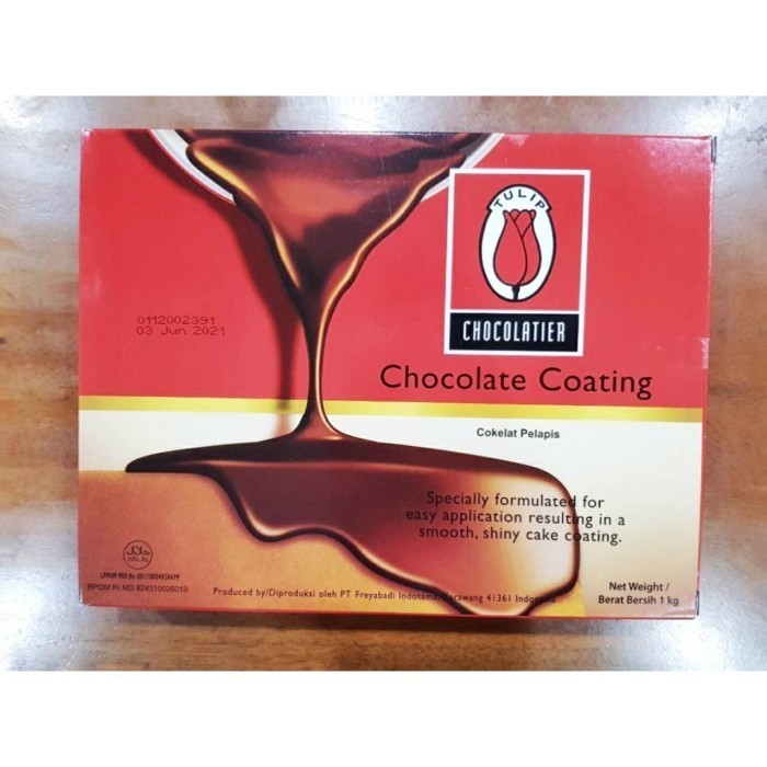 

Ready TULIP Cake Coating 1 kg - Compound coating coklat