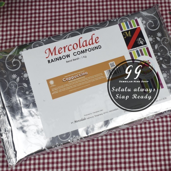 

Ready MERCOLADE CAPPUCINO Compound 1 KG Rainbow Chocolate Cokelat Coklat