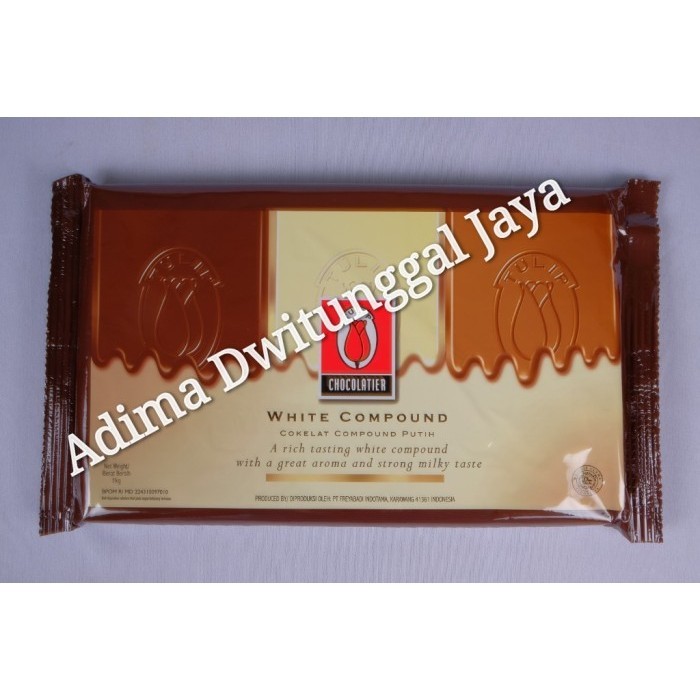 

Ready White Chocolate Compound Tulip 1kg