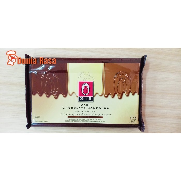 

Ready Tulip Dark Chocolate Compound 1Kg (Gratis MRJELLY Ekonomis 1 pcs)