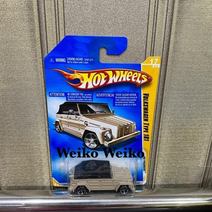 hotwheels volkswagen type 181 coklat muda