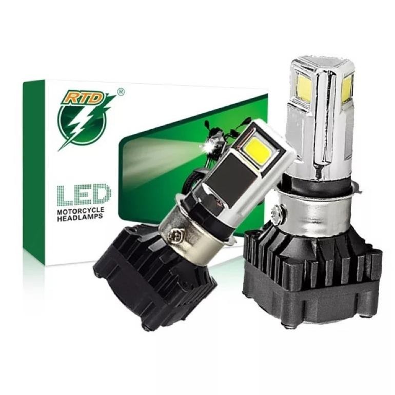 Led H4 Led H6 Lampu Utama Motor 3 Sisi