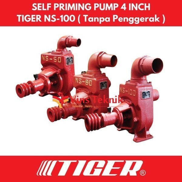 POMPA AIR IRIGASI TIGER NS50 NS80 NS 100 SELF PRIMING PUMP