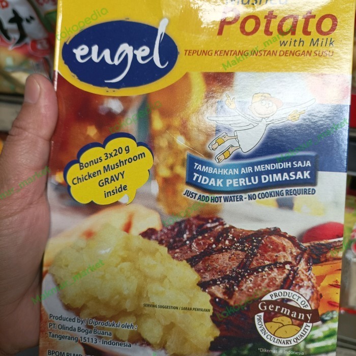 

Ready angel mash potato with milk 3'sx100gr