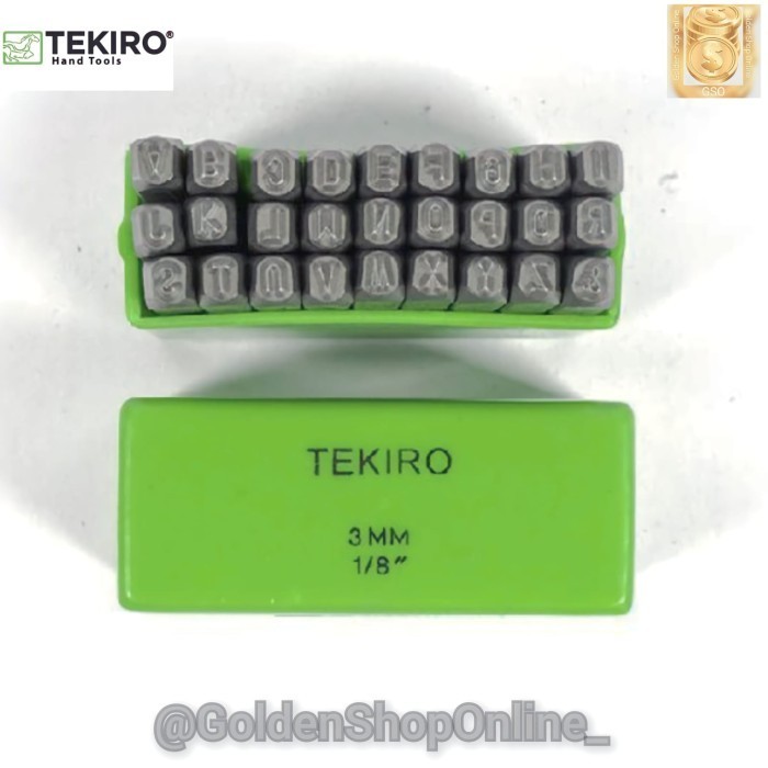 

Huruf Ketok 3Mm - Letter Punch 3Mm Tekiro