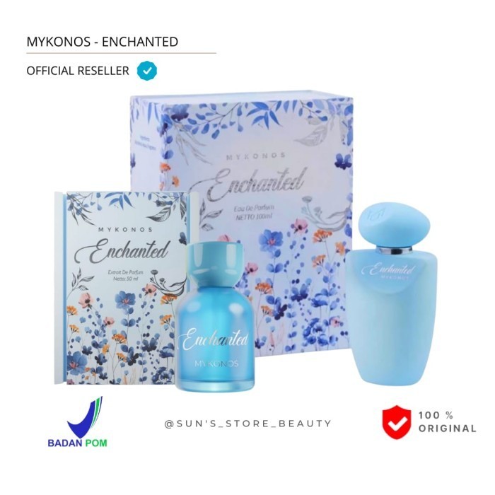 Ready MYKONOS Enchanted Parfum Pengharum Badan Edp 100ML / 50ML My Konos