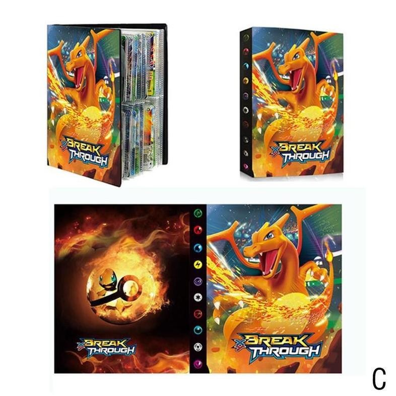 

Harga-MinimumCod 9 Pocket 432 Card Pokemon Album Book Anime Map Game Pokmon Cards Collection Holder Binder Folder Top Toys