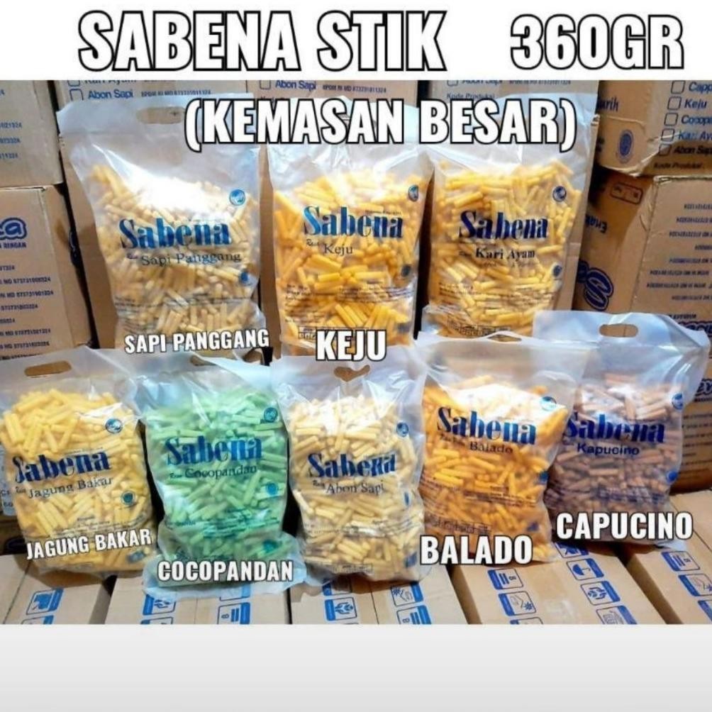 

(Sabena Var Random) Sabena Stick 360Gram | Pitato Snack Kentang 250Gram | Macroni 350Gram