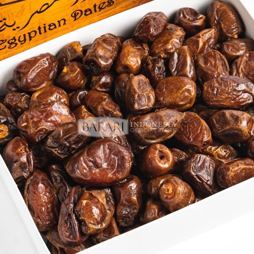 

Kurma Barari Mesir Zahdi Zahedi Golden Dates Madinah Pack Original 1Kg