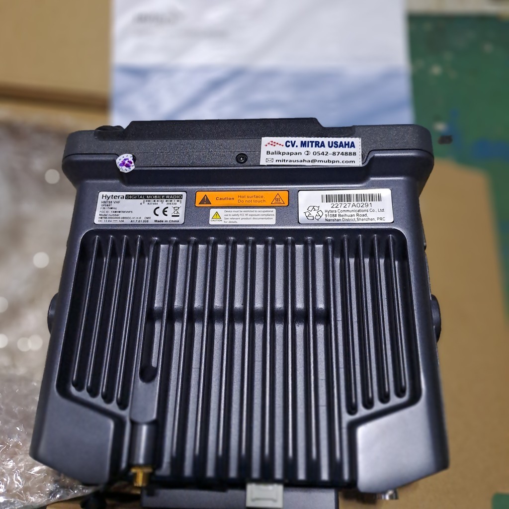 RIG HYTERA HM788 VHF BARU ORIGINAL HYTERA HM 788 FREKUENSI VHF DIGITAL  ANALOG MIRIP MD788 DMR