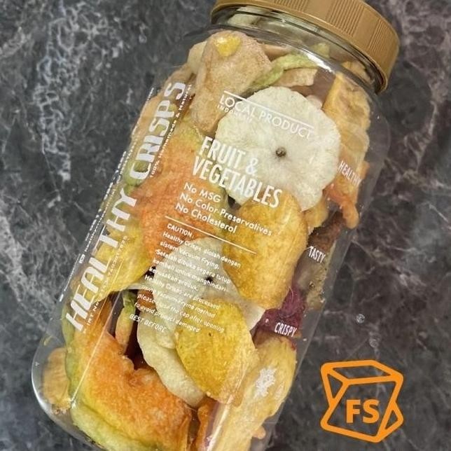 

TERMURAH HEALTHY CRIPS-MIX FRUITS/MIX BUAH (ORGANIK) KERIPIK TOPLES GJ